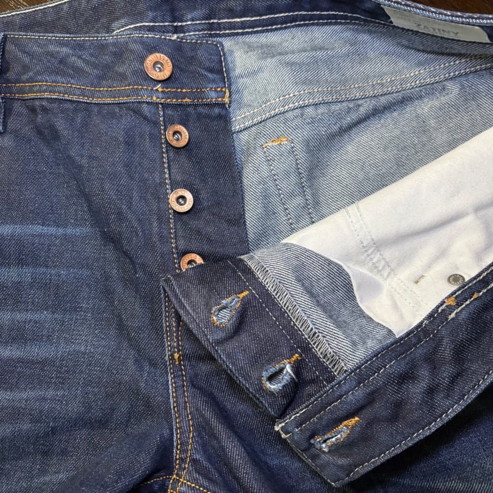 Diesel Y2K Zatiny Bootcut Jeans 38 x 26 in Dark Wash Button Fly Denim Grunge - Picture 8 of 16